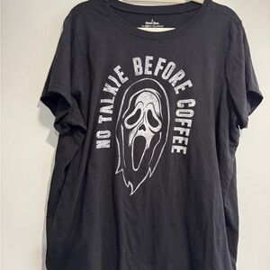 Ghost Face Black Graphic Tee